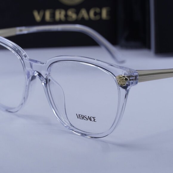 Versace VE3242A 148 Cat Eye Eyeglasses – Crystal 54mm - Picture 8 of 9